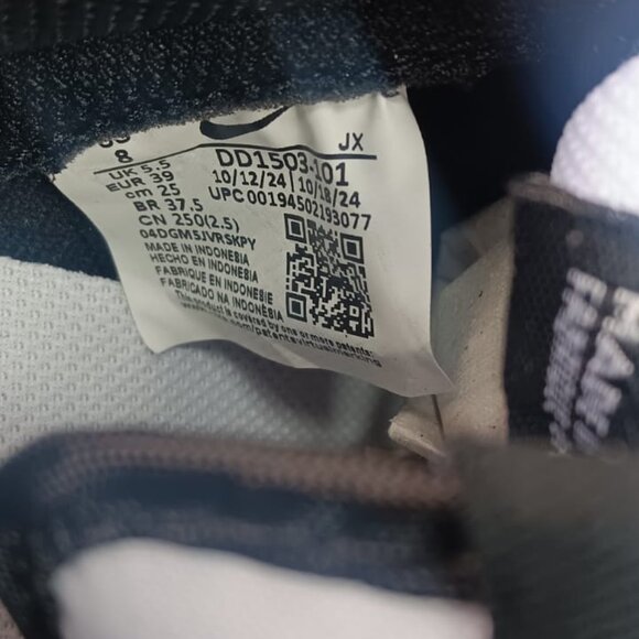 Nike Dunk Low Retro White Black Panda DD1503-101 Women's Sneakers Shoes - Picture 16 of 16